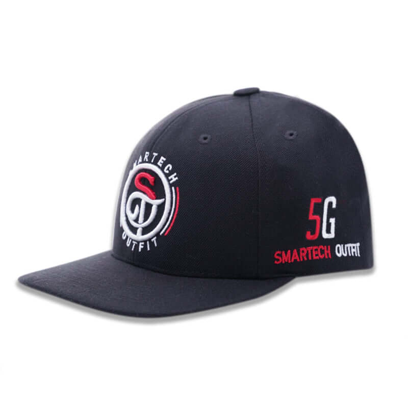 Black 5G Logo SnapBack Cap - Smartech Outfit