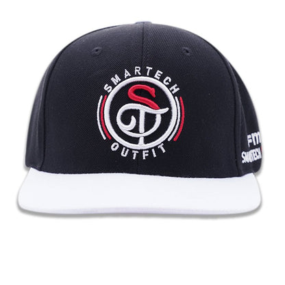 Black & White Snapback Cap - Smartech Outfit