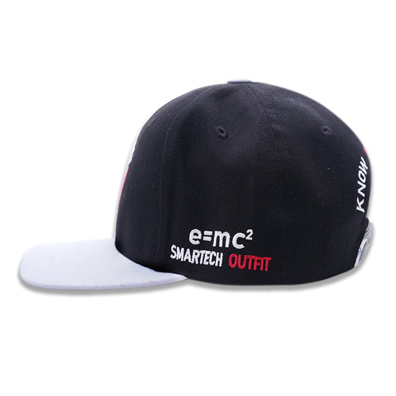 Black & White Snapback Cap - Smartech Outfit