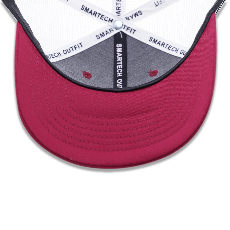 Burgundy Trucker Mesh Cap - Smartech Outfit