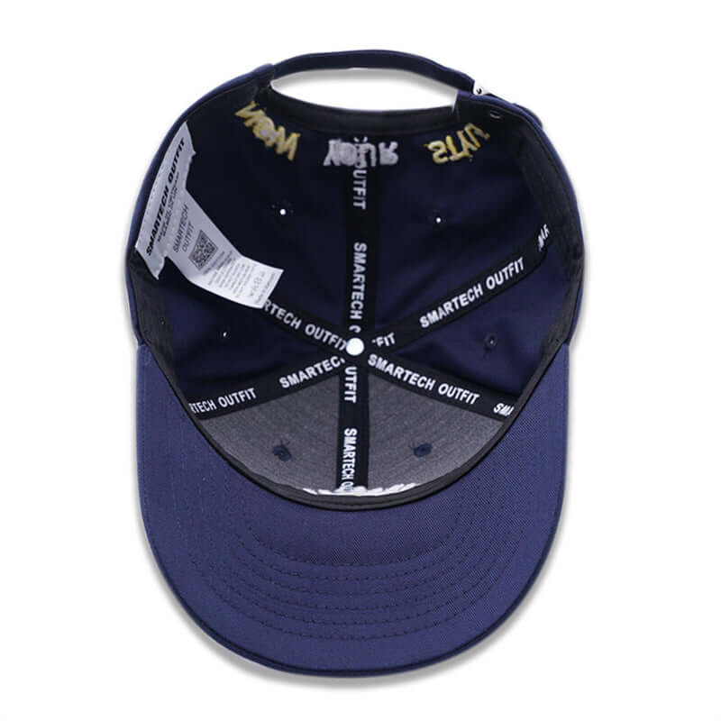 Navy Blue Cotton Baseball Cap - Smartech Outfit