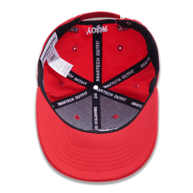 Red Cotton Baseball Cap - Smartech Outfit