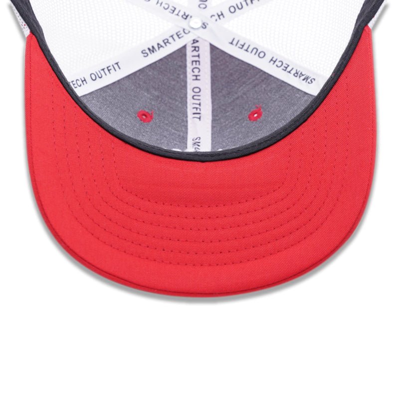 Red Trucker Mesh Cap - Smartech Outfit